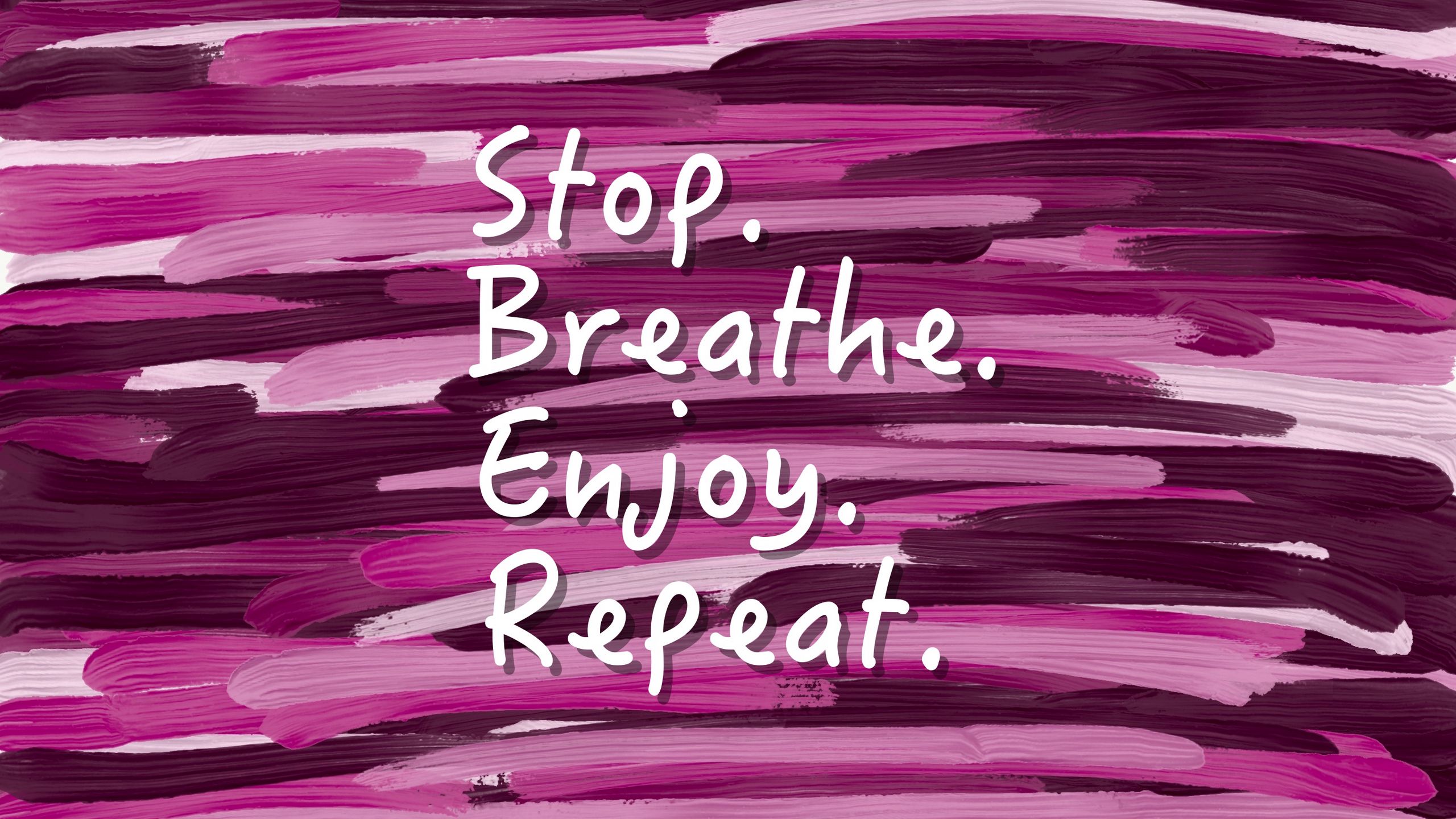 Download wallpaper 2560x1440 inscription, motivation, text, paint