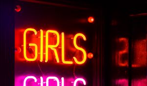 Preview wallpaper inscription, neon, backlight, light