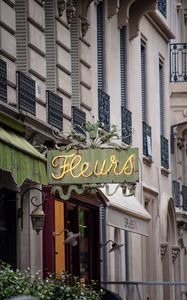 Preview wallpaper inscription, neon, backlight, building, facade