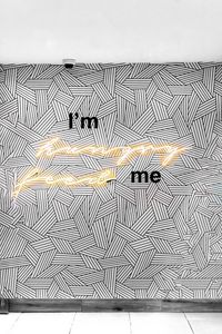 Preview wallpaper inscription, neon, text, wall, decor