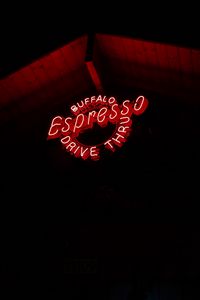 Preview wallpaper inscription, night, neon, red