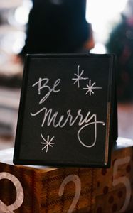 Preview wallpaper inscription, phrase, christmas, new year, words