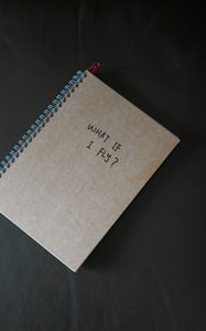 Preview wallpaper inscription, phrase, notepad, texture