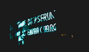 Preview wallpaper inscription, text, letters, neon