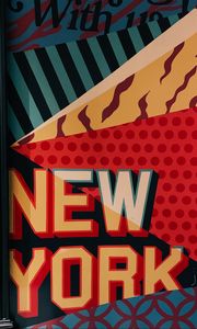 Preview wallpaper inscription, wall, new york, letters