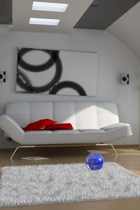 Preview wallpaper interior, flat, house, creative, white