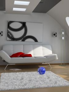 Preview wallpaper interior, flat, house, creative, white