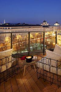 Preview wallpaper interior, patio, view of the city