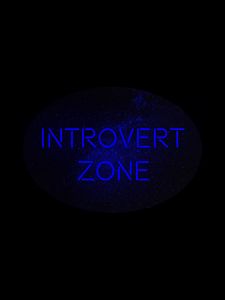Preview wallpaper introvert, zone, territory, inscription