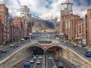 Preview wallpaper iran, tehran, road, building