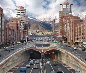 Preview wallpaper iran, tehran, road, building