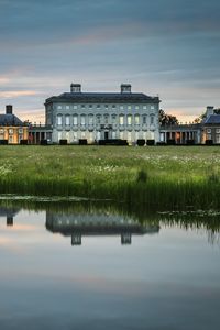 Preview wallpaper ireland, house, lake, pond, reflection, manor