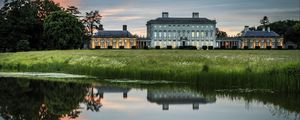 Preview wallpaper ireland, house, lake, pond, reflection, manor