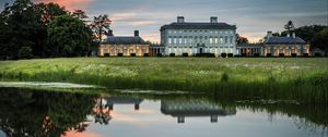 Preview wallpaper ireland, house, lake, pond, reflection, manor