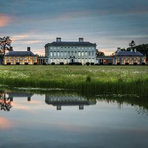 Preview wallpaper ireland, house, lake, pond, reflection, manor