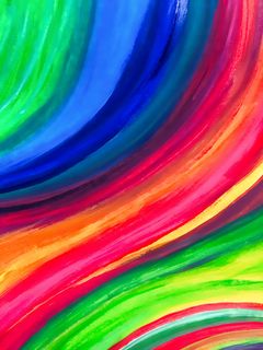 240x320 Wallpaper iridescent, colorful, lines, stripes, texture