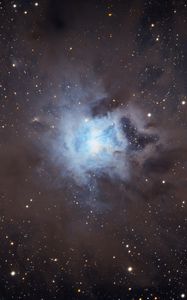 Preview wallpaper iris nebula, nebula, glow, stars, space