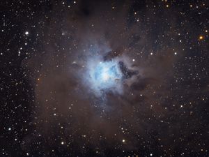 Preview wallpaper iris nebula, nebula, glow, stars, space