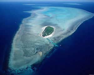 Preview wallpaper island, bank, sea, land, australia