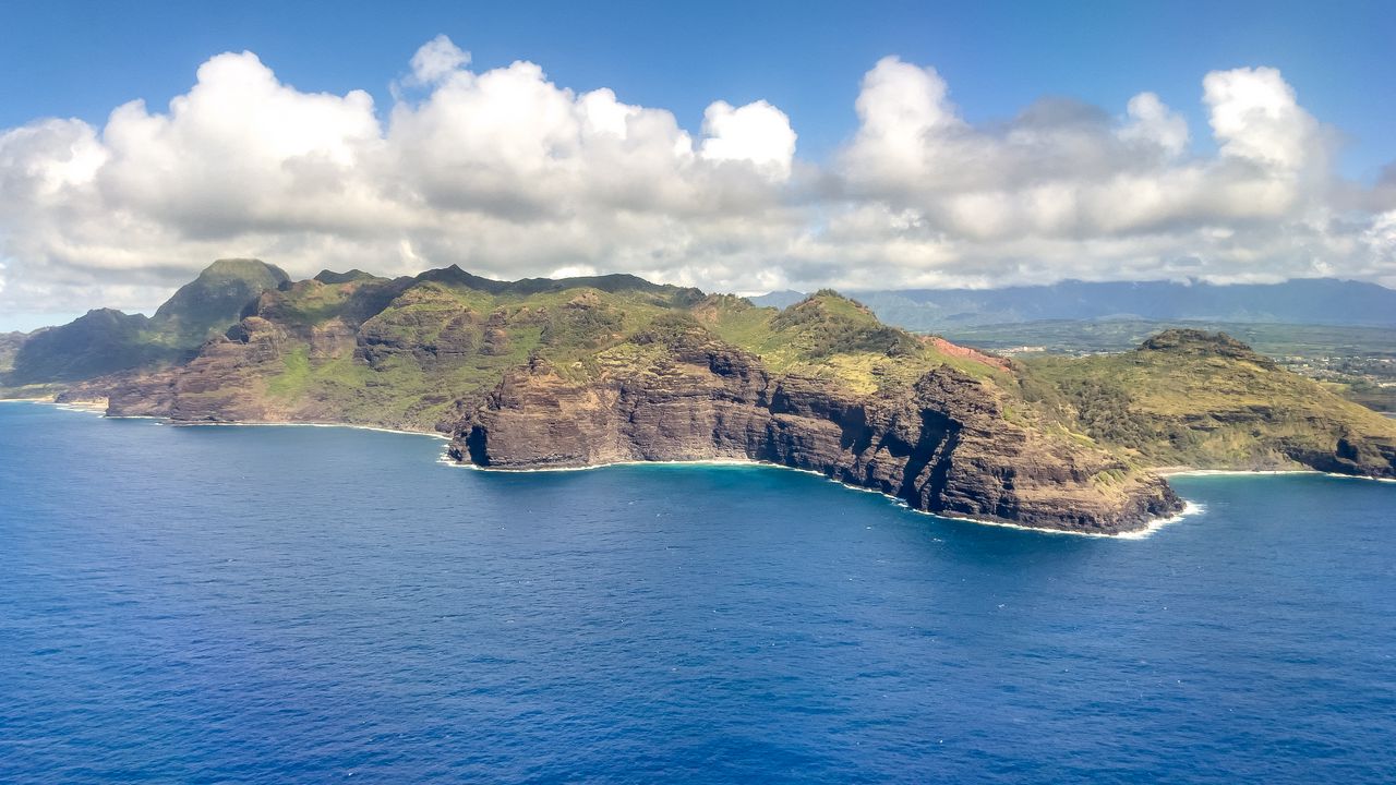 Wallpaper island, coast, ocean, water, nature