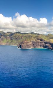 Preview wallpaper island, coast, ocean, water, nature