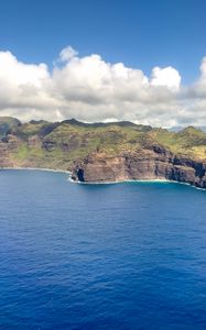 Preview wallpaper island, coast, ocean, water, nature