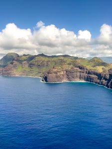 Preview wallpaper island, coast, ocean, water, nature