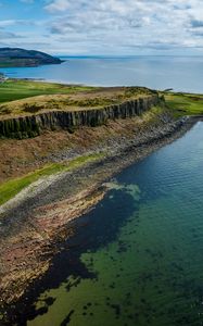 Preview wallpaper island, coast, sea, landscape, bottom