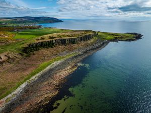 Preview wallpaper island, coast, sea, landscape, bottom