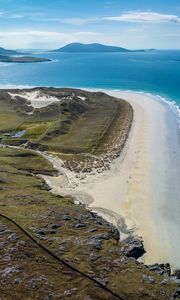 Preview wallpaper island, coast, sea, landscape, aerial view