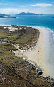 Preview wallpaper island, coast, sea, landscape, aerial view