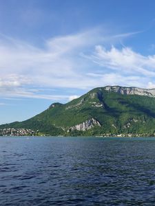 Preview wallpaper island, greenery, sea, water, nature, landscape