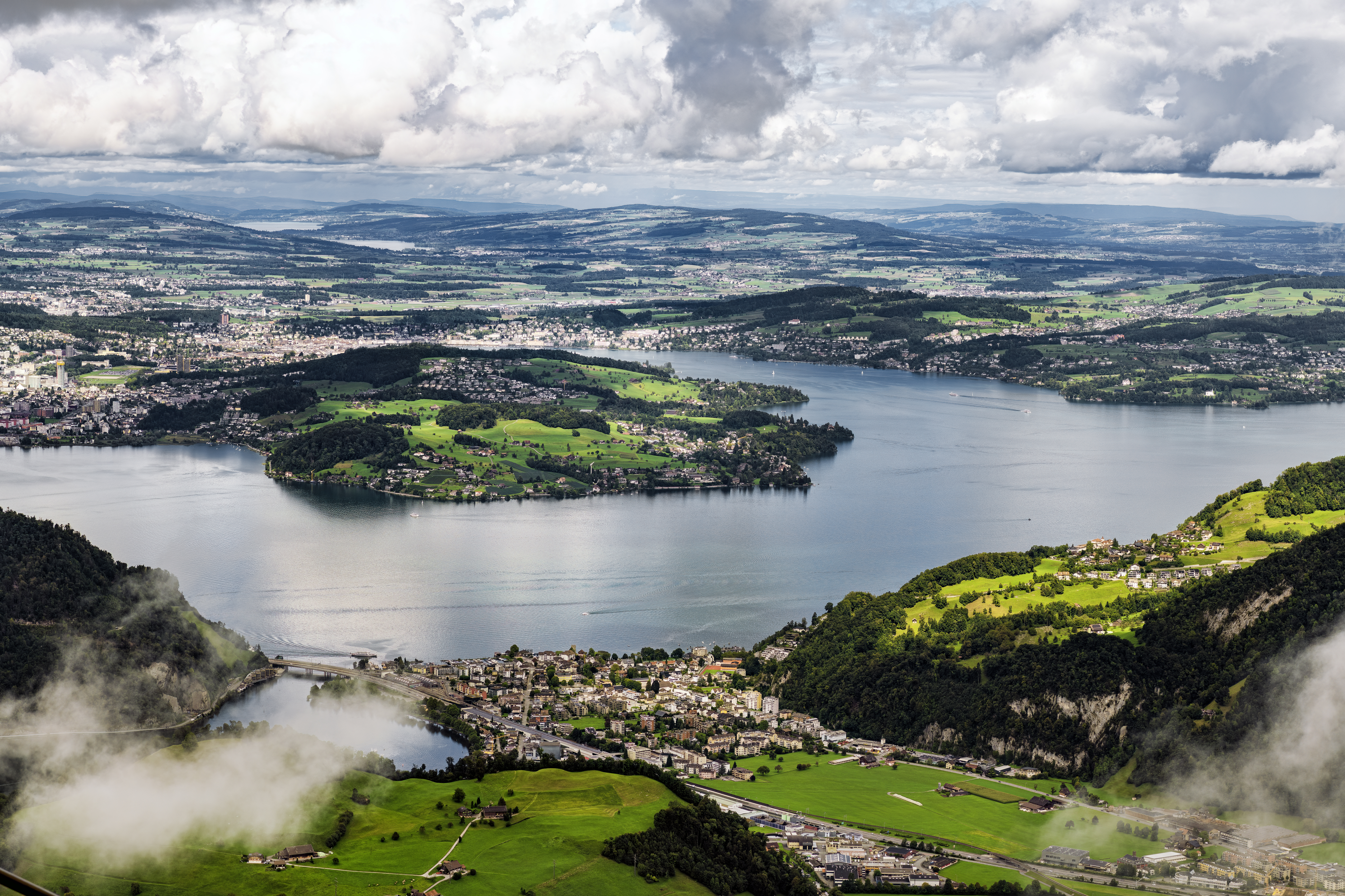 8256x5504 Wallpaper island, hills, mountains, clouds, sky, landscape