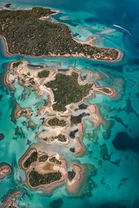 Preview wallpaper island, ocean, aerial view, evia, greece