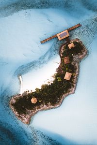 Preview wallpaper island, ocean, aerial view, water, tropics