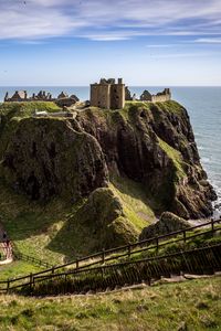 Preview wallpaper island, rock, castle, sea