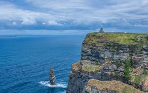 Preview wallpaper island, rocks, sea, water, landscape