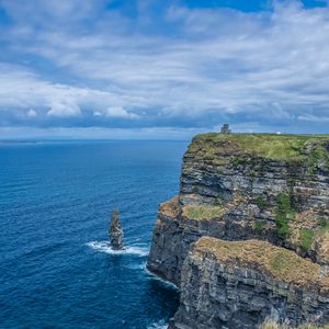 Preview wallpaper island, rocks, sea, water, landscape