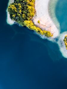 Preview wallpaper island, sea, summer, aerial view, nature