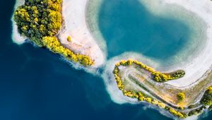 Preview wallpaper island, sea, summer, aerial view, nature