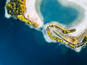 Preview wallpaper island, sea, summer, aerial view, nature