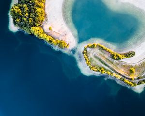 Preview wallpaper island, sea, summer, aerial view, nature