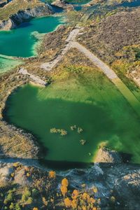 Preview wallpaper island, sea, water, relief, aerial view