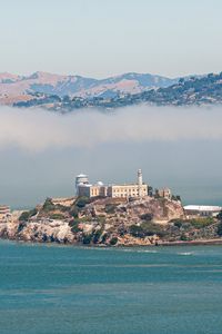 Preview wallpaper island, towers, sea, alcatraz, usa