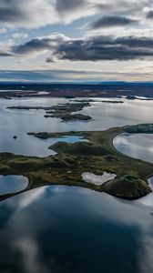 Preview wallpaper islands, lake, water, landscape, nature