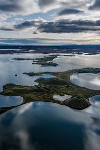 Preview wallpaper islands, lake, water, landscape, nature