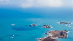 Preview wallpaper islands, ocean, aerial view