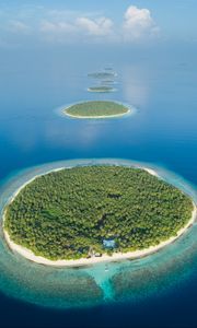 Preview wallpaper islands, ocean, aerial view, tropics, maldives