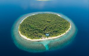 Preview wallpaper islands, ocean, aerial view, tropics, maldives