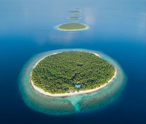 Preview wallpaper islands, ocean, aerial view, tropics, maldives